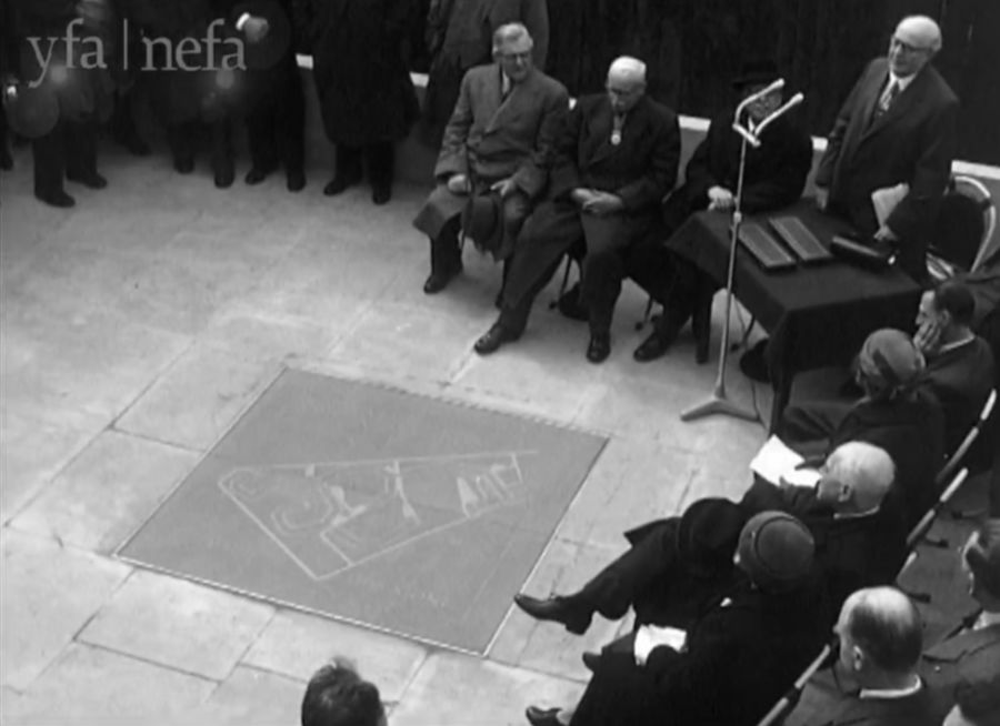 Image of foundation stone laying ceremony